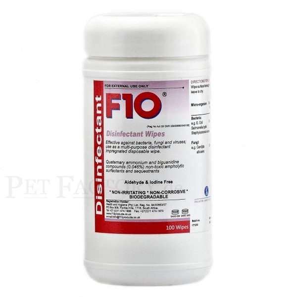 F10 Desinfektionsmittel als "Ready to use" Einwegtuch