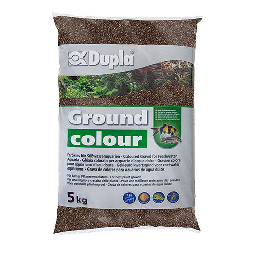 Dupla Ground Colour, Brown Chocolate - 1-2 mm, 5 kg