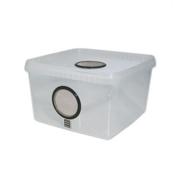 Aufzuchtbox TopLine S/2 mit 50 mm Edelstahlgaze, 3 Liter