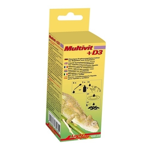 Lucky Reptile Multivit + D3 flüssige Vitamine 100 ml
