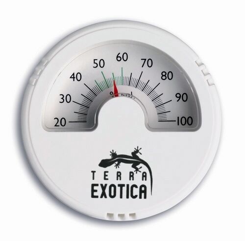 Terra Exotica Hygrometer analog weiß
