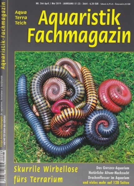 Aquaristik Fachmagazin  Asseln, Tausendfüßer, Käfer