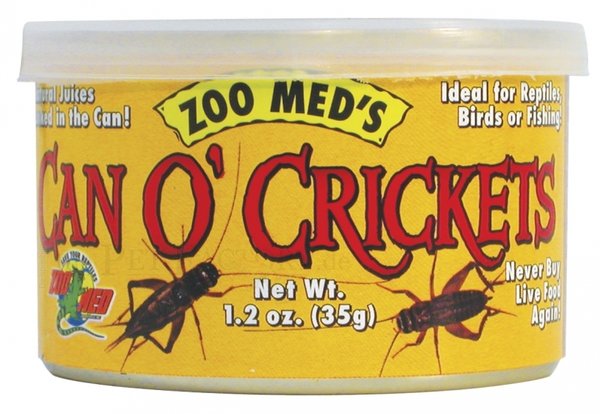 Zoo Med Can O' Crickets (60 crickets/can) 35 g