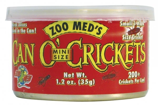 Zoo Med Can O' Crickets Mini Size (200/can) 35 g